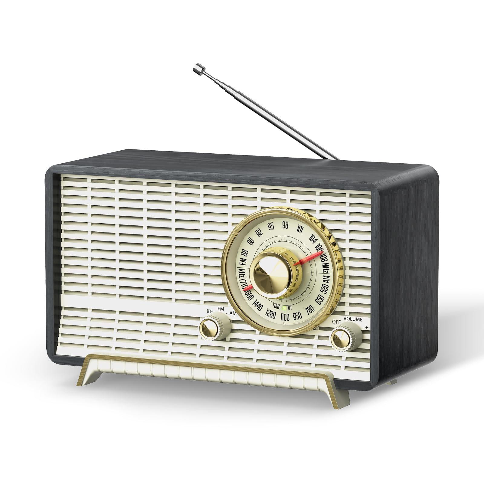 Amazon.com: YOWGUIF AM FM Radio Classic Retro Wood Table Radio